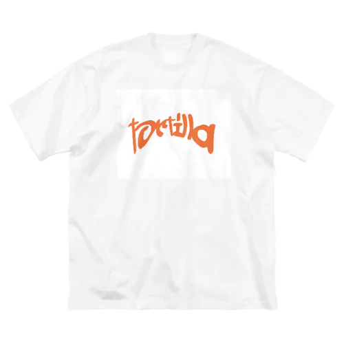 トルティーヤ tortilla オレンジ ビッグシルエットTシャツ