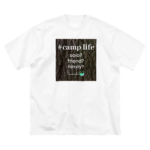 #camplife × morioto ビッグシルエットTシャツ