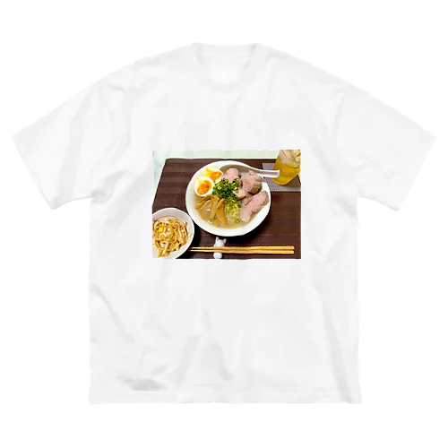 鶏白湯ラーメン ビッグシルエットTシャツ