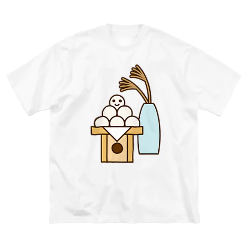 月見団子 ビッグシルエットTシャツ