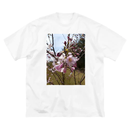 桜 ビッグシルエットTシャツ