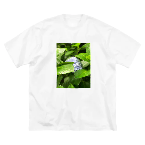 紫陽花のTシャツ ビッグシルエットTシャツ