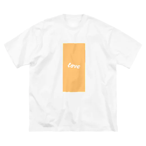 Love_orange ビッグシルエットTシャツ