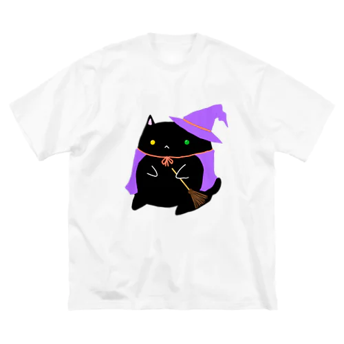 魔女くろねこ ビッグシルエットTシャツ