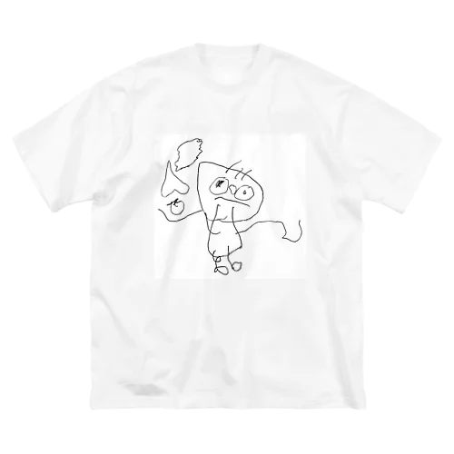 娘イラスト「ミニトマトちゃん」 ビッグシルエットTシャツ