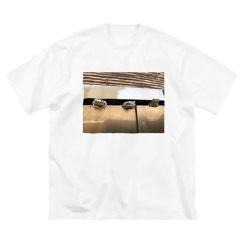 カエル三兄弟 루즈핏 티셔츠
