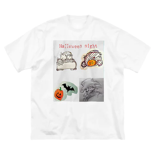 Halloween night ビッグシルエットTシャツ