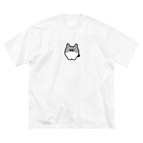 寄り目の猫 ビッグシルエットTシャツ