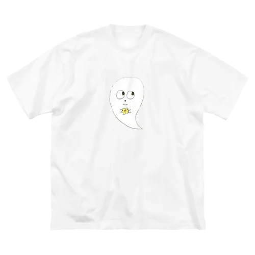おばけちゃん①#pippi 手書きイラスト ビッグシルエットTシャツ