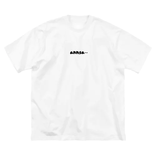 annsa-- ビッグシルエットTシャツ