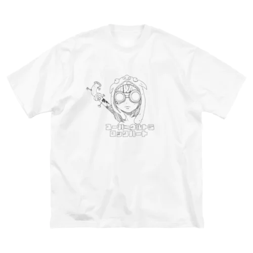 スーパーウルトラロックハートT ビッグシルエットTシャツ