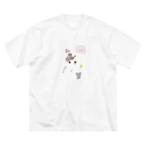 一触即発にゃんこ Big T-Shirt