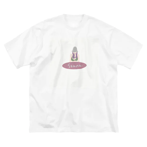 サウナガール🧖‍♀️🍑🍃 ビッグシルエットTシャツ