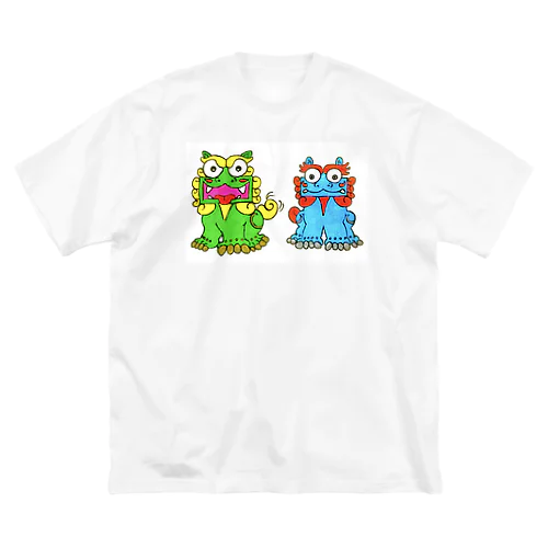 カラフルシーサー🦁🦁 Big T-Shirt