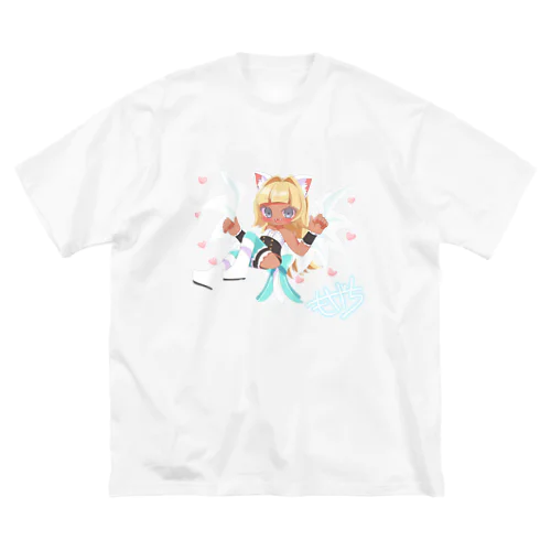 もげちはろうぃん2021-天使-　サイン入り Big T-Shirt