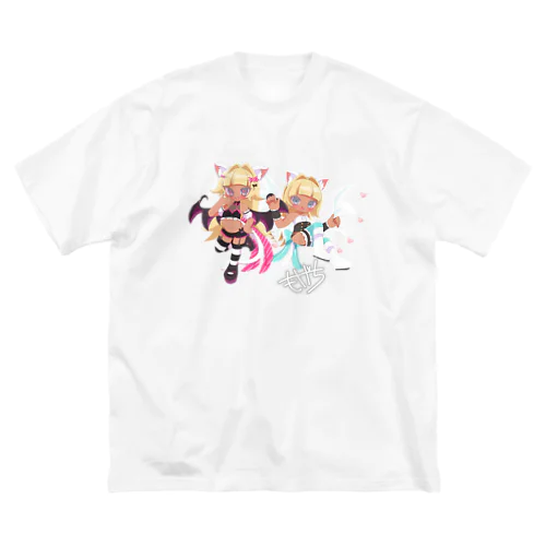 もげちはろうぃん2021-天使と小悪魔-　サイン入り Big T-Shirt