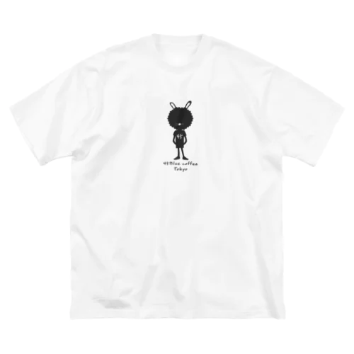 45blue_ブラック Big T-Shirt