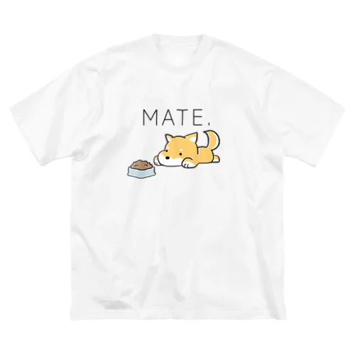 マテをする柴犬 ビッグシルエットTシャツ