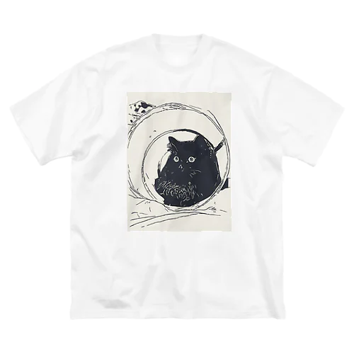 黒猫のジジくん　シリーズ1 ビッグシルエットTシャツ