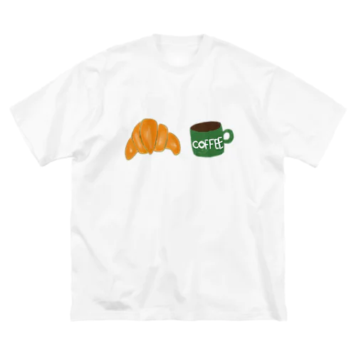 クロワッサンとコーヒー Big T-Shirt