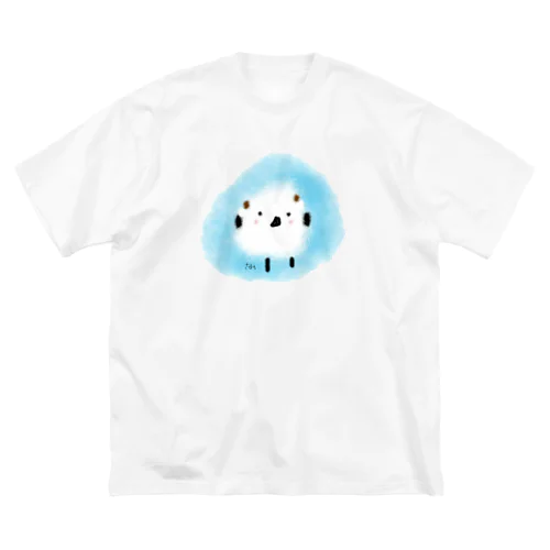 ほっこりシマエナガちゃん ビッグシルエットTシャツ