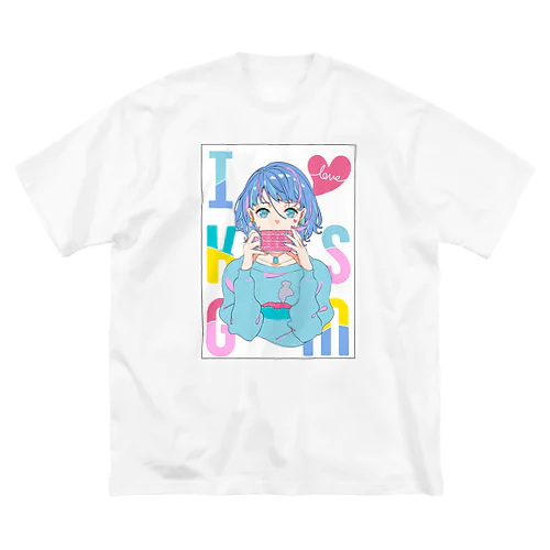 かごらぶ ビッグシルエットTシャツ