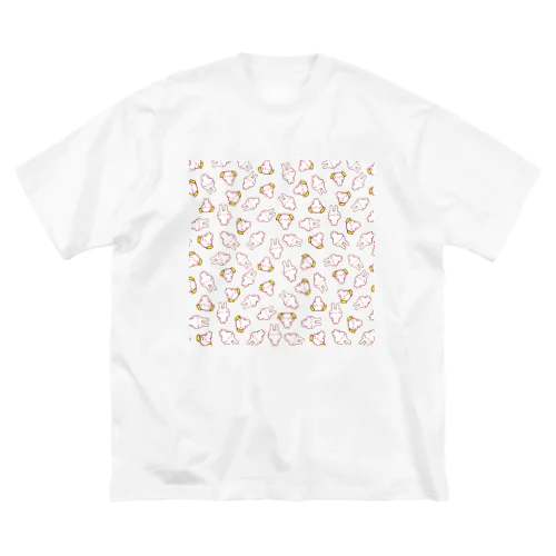 モザイクけあうさ ビッグシルエットTシャツ