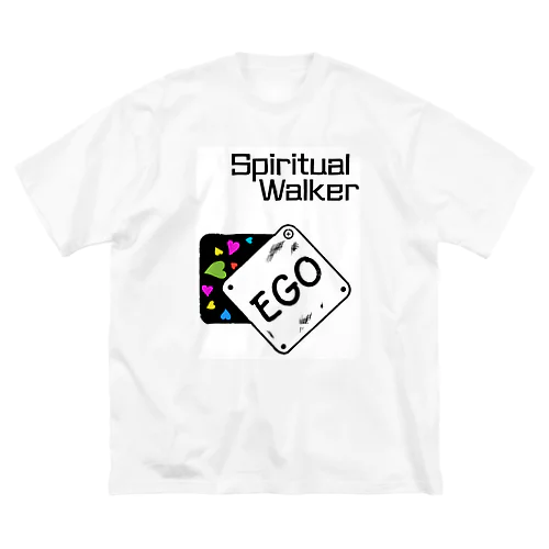 Spiritual Walker ego ビッグシルエットTシャツ