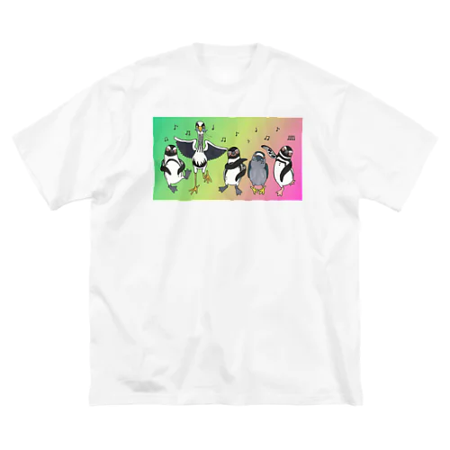 Happiness dancing グラデversion③ ビッグシルエットTシャツ