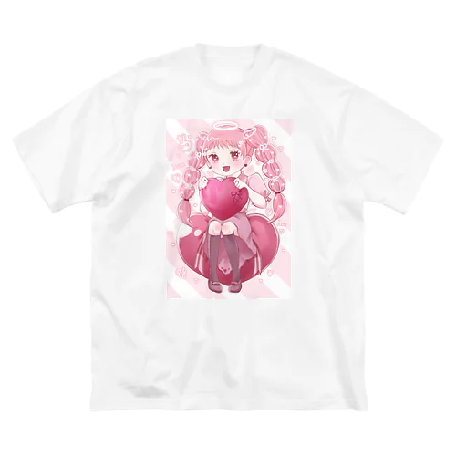 私のハートを受け取ってね❤️‍🩹(背景あり) Big T-Shirt