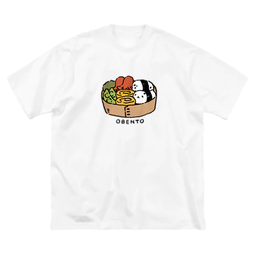 小粒パンダOBENTO！ ビッグシルエットTシャツ