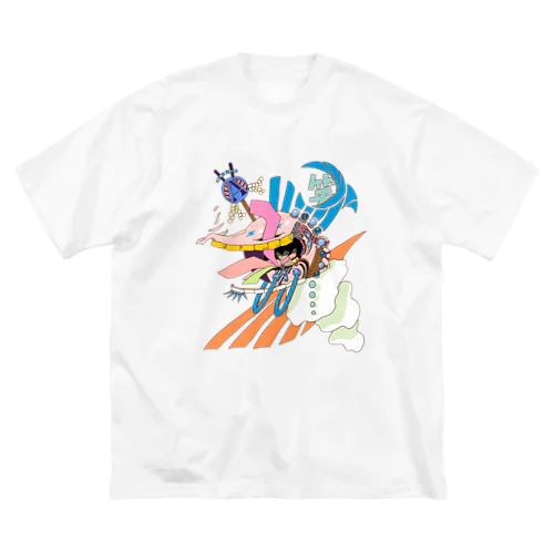 笑うクジラ Big T-Shirt