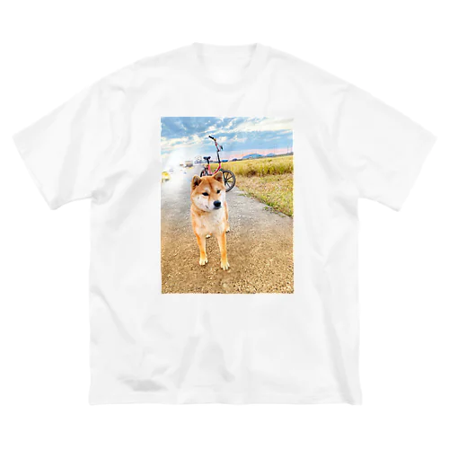 柴犬　威武（イブ）君 ビッグシルエットTシャツ