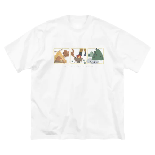 GO WILD, FOR A WHILE ビッグシルエットTシャツ