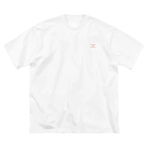 100円値札 ビッグシルエットTシャツ