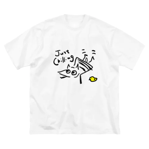 Just chilling ビッグシルエットTシャツ