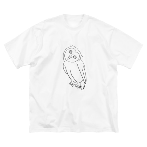 キラキラおメメのフクロウさん Big T-Shirt