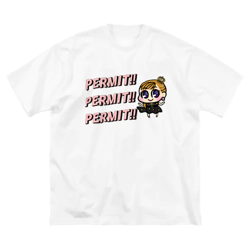 permit!! ビッグシルエットTシャツ