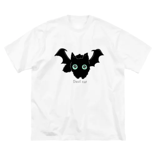 悪魔みたいな猫 ビッグシルエットTシャツ