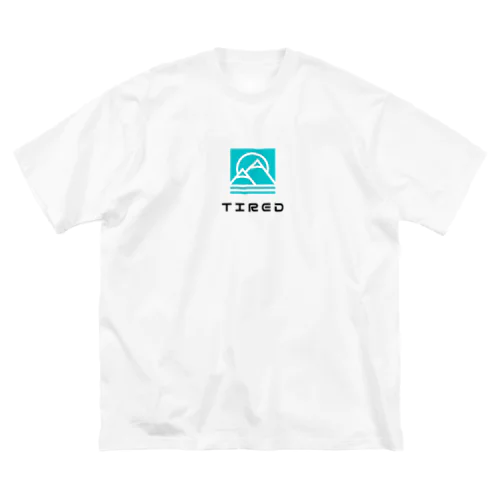 【HB】tired.ロゴ ビッグシルエットTシャツ