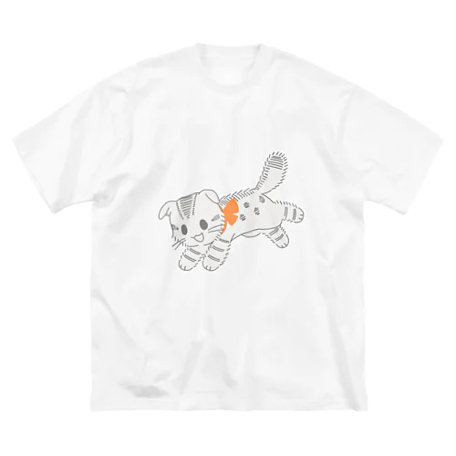 スコティッシュフォールドのらいむ ビッグシルエットTシャツ