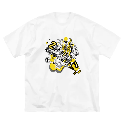 ジブンテキDanceMusic ビッグシルエットTシャツ