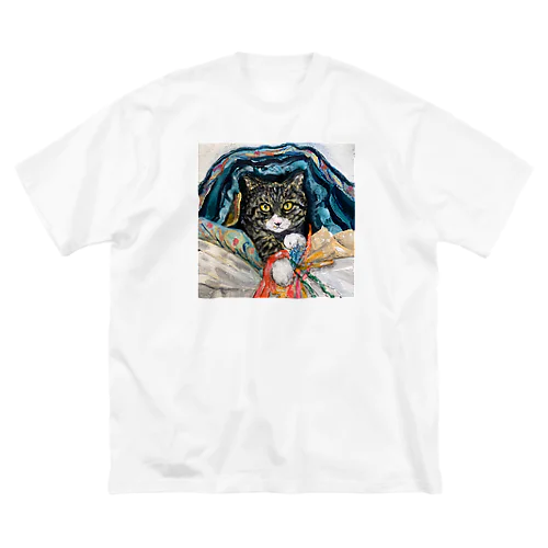 いたずら こねこ ビッグシルエットTシャツ