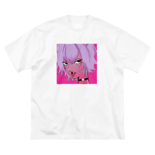 ねおねおピンクGALTシャツ ビッグシルエットTシャツ