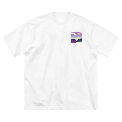 Shimoda_purple_bule_pinkplane  Big T-Shirt