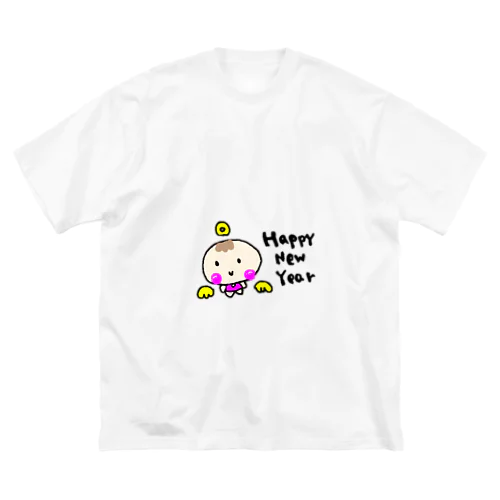 ゆるかわベビーの天使ちゃんハッピーニューイヤー Big T-Shirt