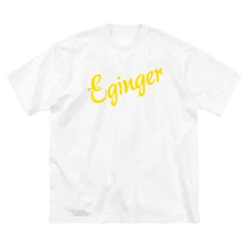 Eginger（エギンガー）_文字ver ビッグシルエットTシャツ