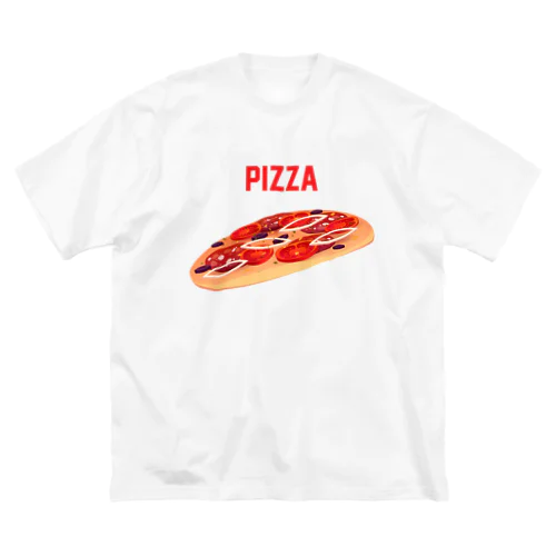 PIZZA-ピザ- ビッグシルエットTシャツ