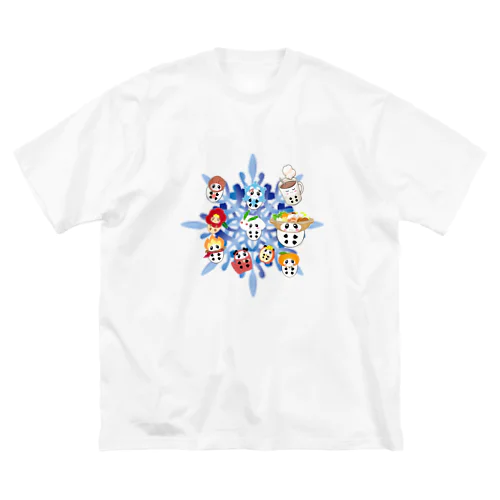 ぱんたま　ウィンターver ビッグシルエットTシャツ