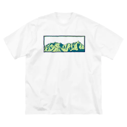 槍穂高連峰B ビッグシルエットTシャツ